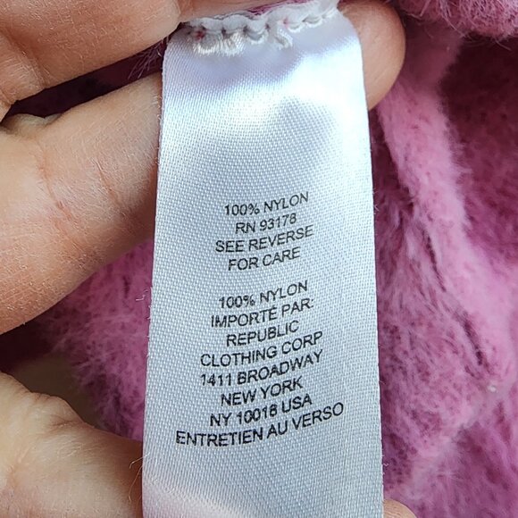 Truth By Republic Pinkish Purple Mock Neck Sweater Size Medium - Picture 9 of 15